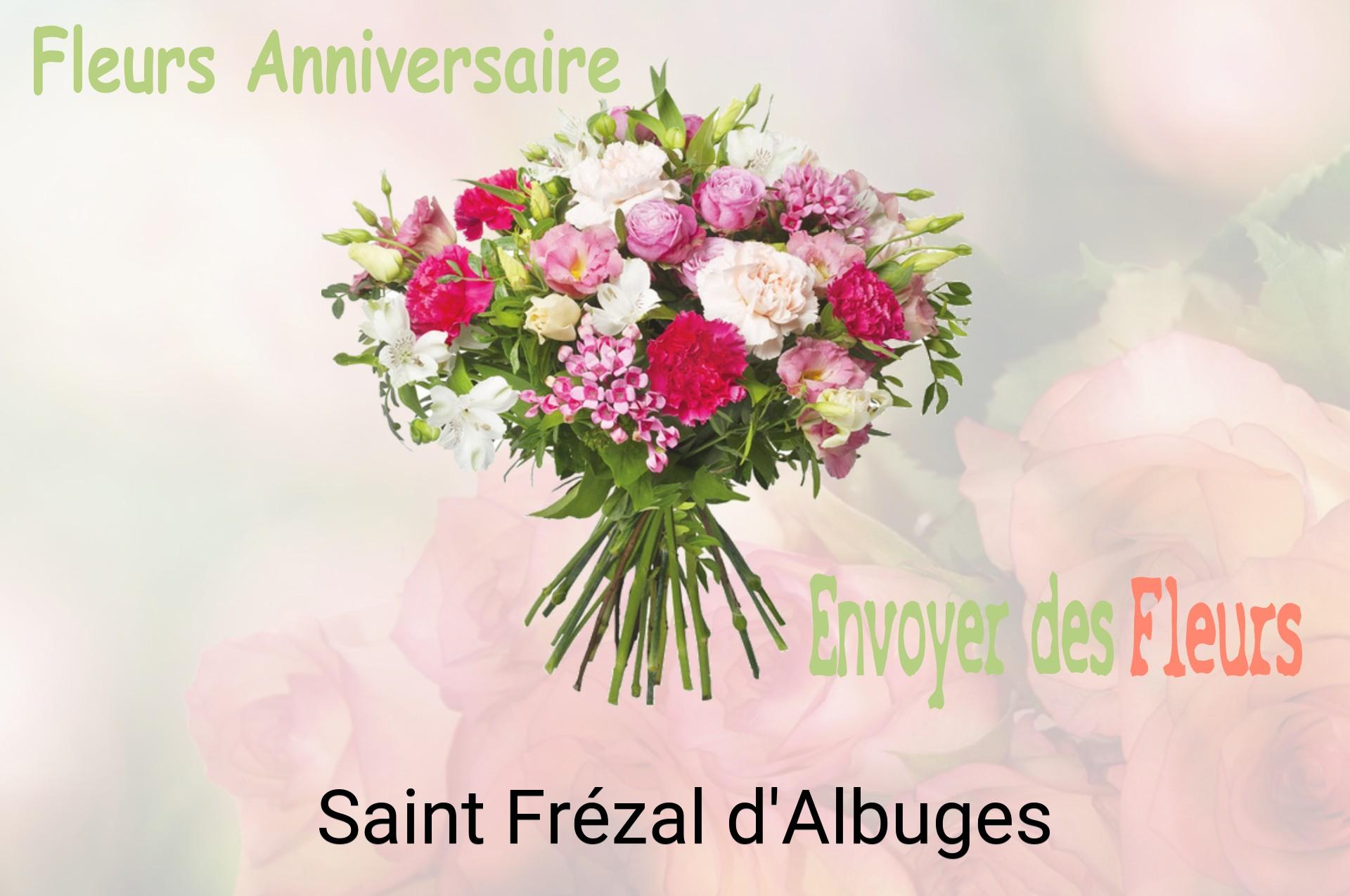 Bouquet de fleurs d’anniversaire livré à Saint-Frézal-d'Albuges