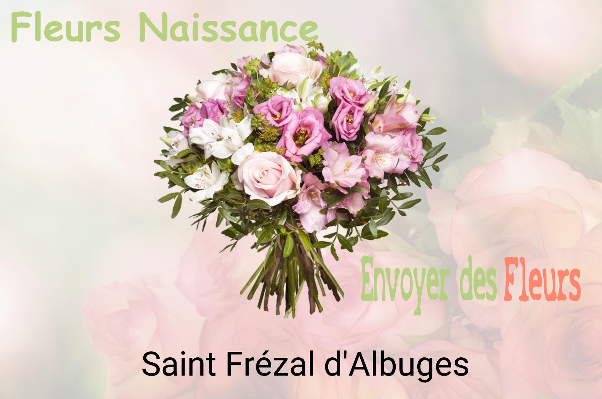 Bouquet de fleurs de naissance livré à Saint-Frézal-d'Albuges
